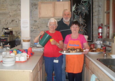 3 long time volunteers