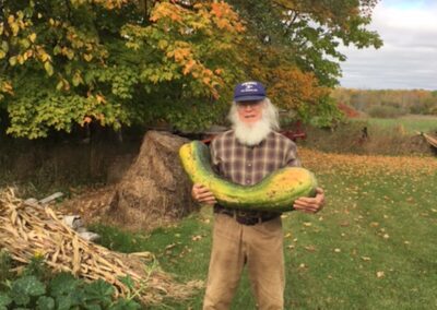 Tom Mawinney garden donations - squash